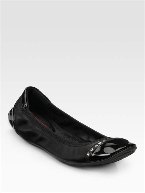 prada scrunch flats|Women's Prada Flats .